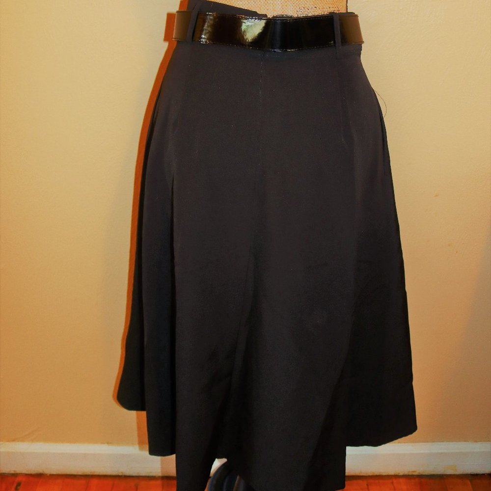 Belted Midi Skirt